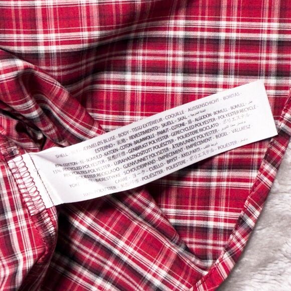 Ariat Pro Series Witten Classic Fit Snap Long Sleeve Shirt Red Plaid Mens Size M - Picture 10 of 15